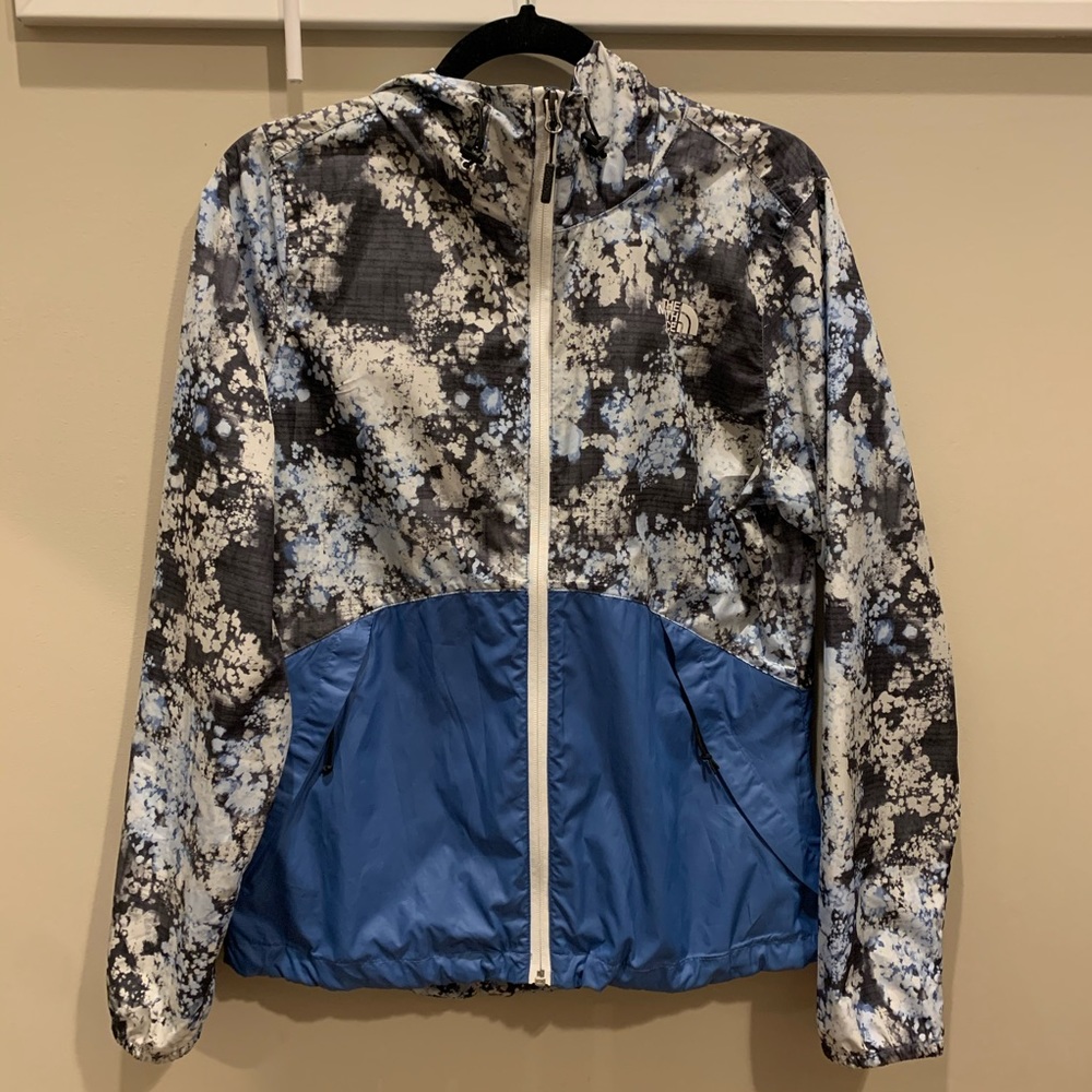 North Face Floral Windbreaker